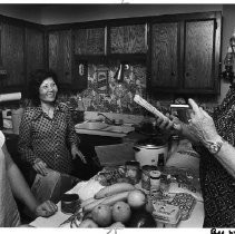Nguyen Thi Sau daughter-in-law of Richard Everton (far right). Daughter-in-law Rebecca Cooke is shown on left