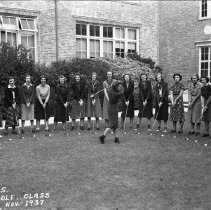 Sacramento High School 1937 Golf Class