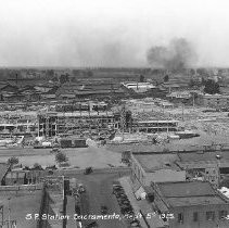 Southern Pacific Depot Construction