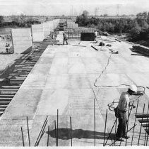 Highway 50/Howe Avenue Bridge under construction