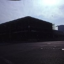 View of the B-2 Parking Garage for the Downtown Plaza under construction 4th Street to 7th Street and between J and L Streets