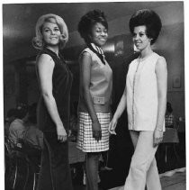 Three contestants for the Miss Sacramento Pageant in 1969