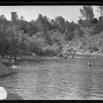 An unidentified mountain river