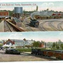 Depot and Railroad Yards, Sacramento, California