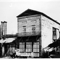 Springfield Brewery (right), Tuolomne Engine House (left), ca 1920