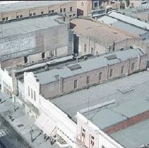 Aerial view of the redevelopment district