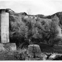 View of the Surge Tank from Robinson's Ferry era will be inundated by the new reservoirs at New Melones in Calaveras County