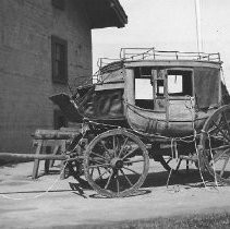 Old Stage Coach at Sutter's Fort