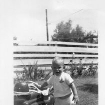 Frank Schmittgen III, at 17 months--from the scrapbook "Flora Schmittgen: This Is Your Life - April 7, 1955