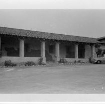 View of the Carmel Mission, San Carlos de Borromeoin the Carmel Valley, Monterey County. Landmark #135