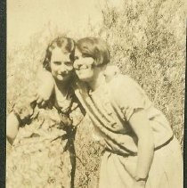 Lucile Haslam with Fern