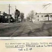 Street car tracks on 7th street