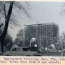 Employment building under construction