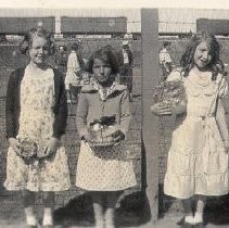 Three Girls with Baskets