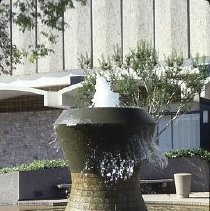 View of Macy's fountain