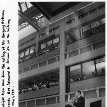 Gov. Edmund G. Brown Jr. presides over dedication ceremonies of Bateson Building