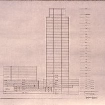 Views of the Sacramento Housing and Redevelopment Agency (SHRA) projects. This view are the plans for the Renaissance Tower to be built at 801 K Street in Sacramento