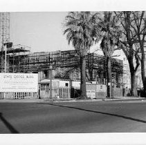 Exterior view of new California State Office Buildings under construction