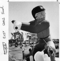 Animal rights supporters protest the killing of baby seals