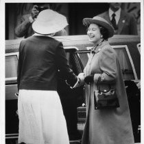 Queen Elizabeth II visits Sutter's Fort