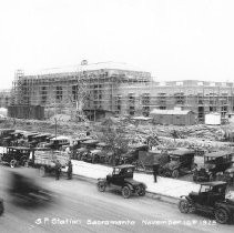 Southern Pacific Depot Construction