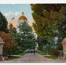 Entrance to State Capitol Grounds, 10th and N Streets, Sacramento, California