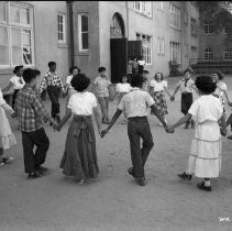 William Land School 1951 Outdoor Dance Class