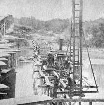 Construction of Temporary Bridge