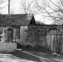 Old Wood Structure, Well and Wall