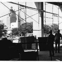 Construction on interior of Sacramento Community Center