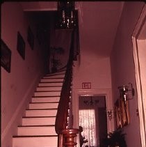 View of the 925 G Street residence originally built by Charles Cate, a brick mason and later owned by the Van Voorhies family, who owned a saddlery and leather goods business