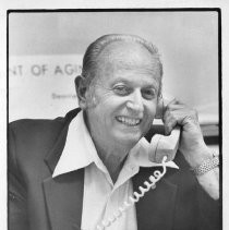 Kenneth Hill at his desk (for story about people over 65 still working)