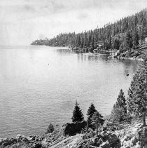Construction Work at Shore of Lake Tahoe