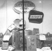 Weinstock's United Airlines Window Display