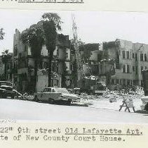 Demolition of Old Lafayette Apartments