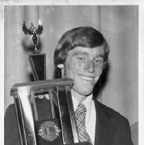 Michael Gibson, Lions Club Award winner, 1974