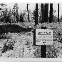 Noble Pass historical marker