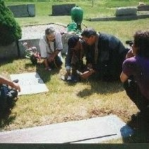 Tule Lake Linkville Cemetery Project 1989: Religious Figures Pay their Respects