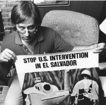 "Stop U.S. Intervention in El Salvador"