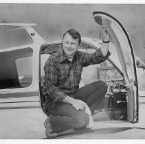 Taylor Howard, teacher-commuter, and his 1948 "wings"