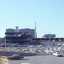 View of the B-2 Parking Garage for the Downtown Plaza under construction 4th Street to 7th Street and between J and L Streets