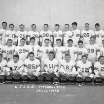 Don Julio Jr. High School Football Team 1958