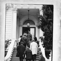 Entering the Governor's Mansion