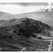 Photograph of Sheep Rock and Mount Shasta Region. Part of California Historic Landmarks and Missions folder (82/078/1632)