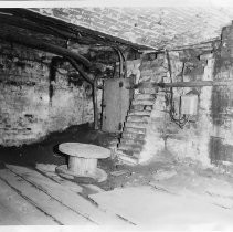 Interior view of the Pioneer Telegraph Building at 1015 2nd Street in Old Sacramento