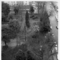 Plaza Park under renovation