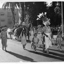 Pony Express Parade down K Street during the "re-run" of the Pony Express