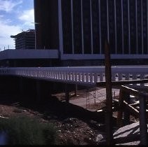 Views of the Holiday Inn Hotel downtown under construction at 4th and 5th Streets on K Street