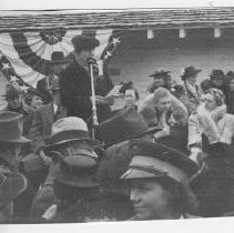 Dedication of Indian Museum, Sutter's Fort--from the scrapbook "Flora Schmittgen: This Is Your Life - April 7, 1955