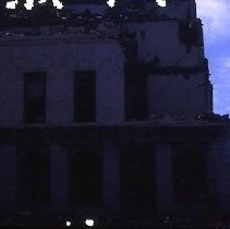 Views of redevelopment sites showing the demolition of buildings in the district. These view date from 1959 to 1963. Specific sites are not identified in this set of images